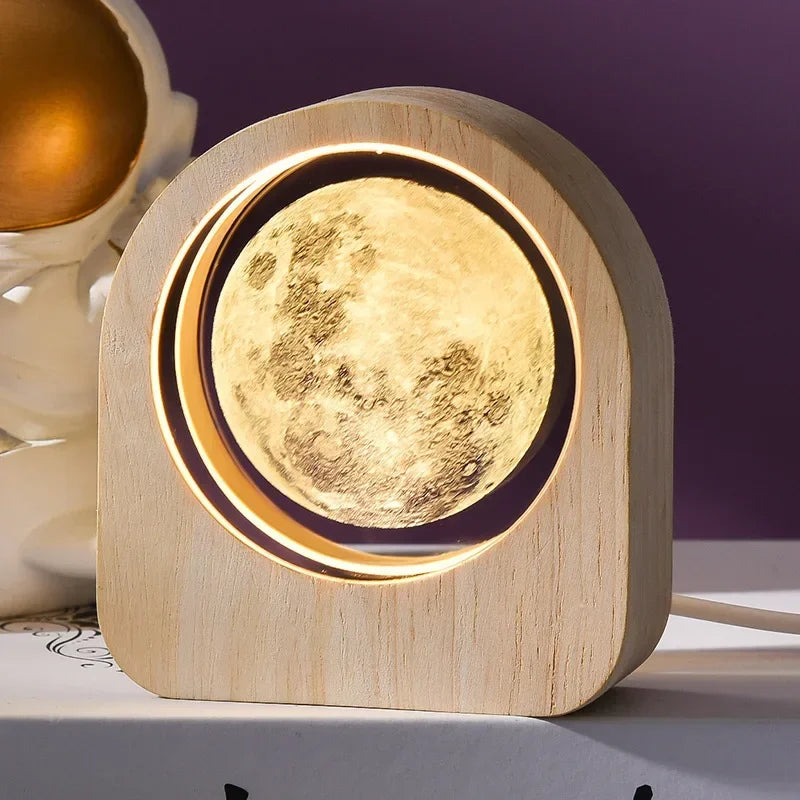 3D Crystal Galaxy Lamp – Light Up the Cosmos