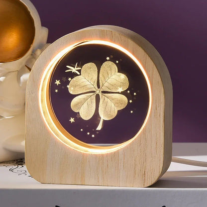 3D Crystal Galaxy Lamp – Light Up the Cosmos