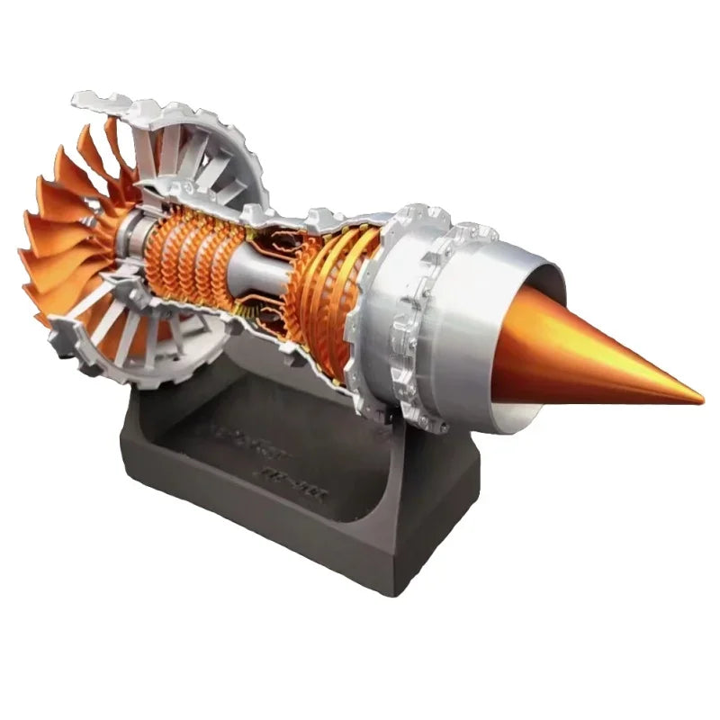 3D Printed Jet Aircraft Engine with Independent Rotating Rotors