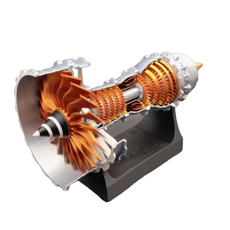 3D Printed Jet Aircraft Engine with Independent Rotating Rotors