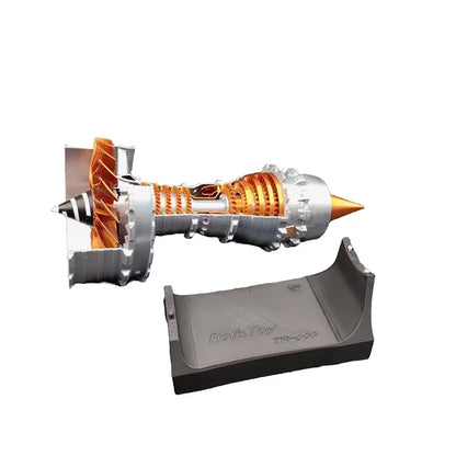 3D Printed Jet Aircraft Engine with Independent Rotating Rotors