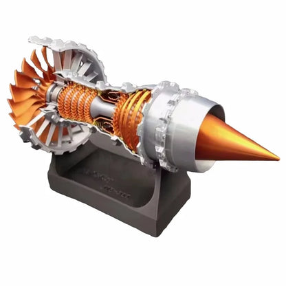 3D Printed Jet Aircraft Engine with Independent Rotating Rotors