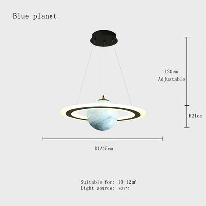 Acrylic Planet Pendant Lamp – A Universe of Light