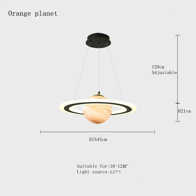 Acrylic Planet Pendant Lamp – A Universe of Light