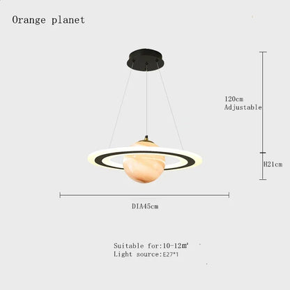 Acrylic Planet Pendant Lamp – A Universe of Light