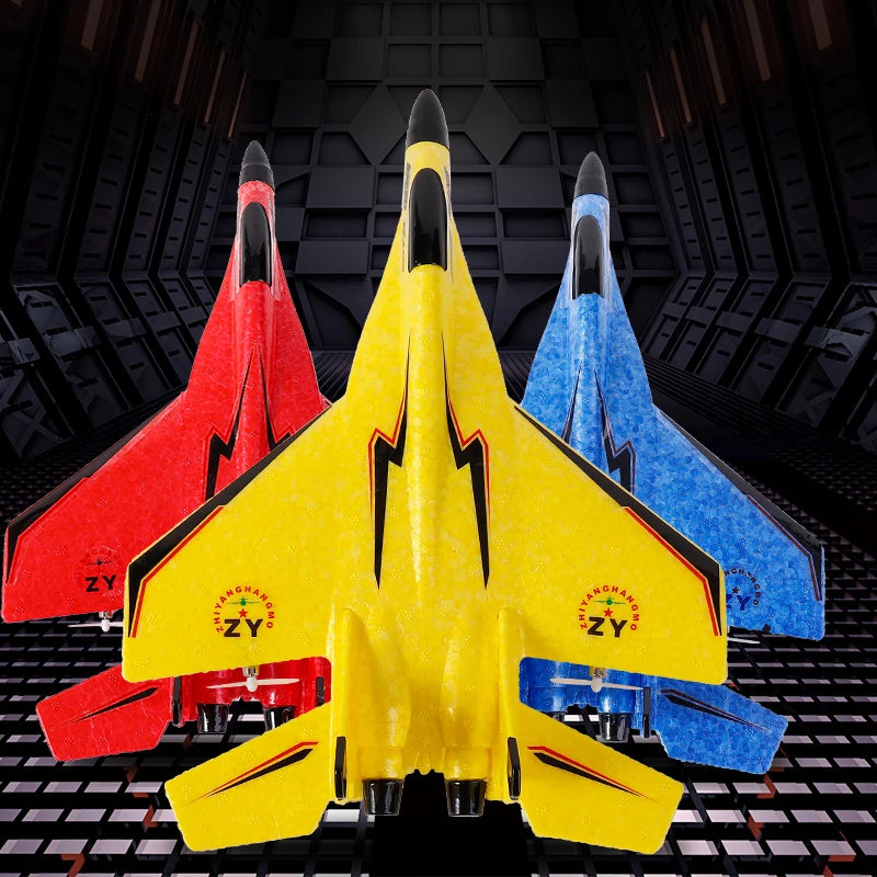 F22 Raptor RC Plane 2.4G 2CH Remote Control Foam Aircraft With LED Lights