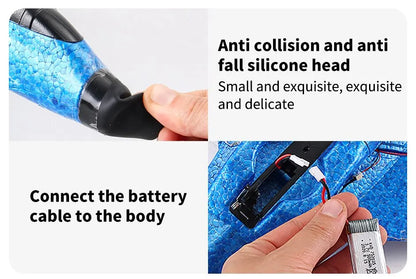 F22 Raptor RC Plane 2.4G 2CH Remote Control Foam Aircraft With LED Lights