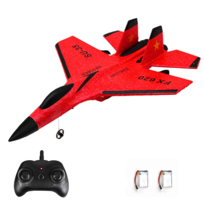 F22 Raptor RC Plane 2.4G 2CH Remote Control Foam Aircraft With LED Lights