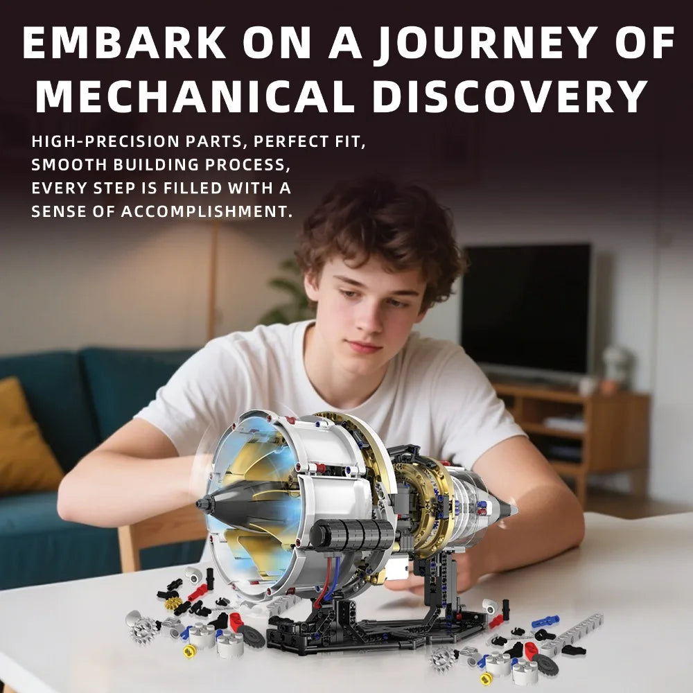 JetLab™ Interactive Turbofan Engine STEM Build