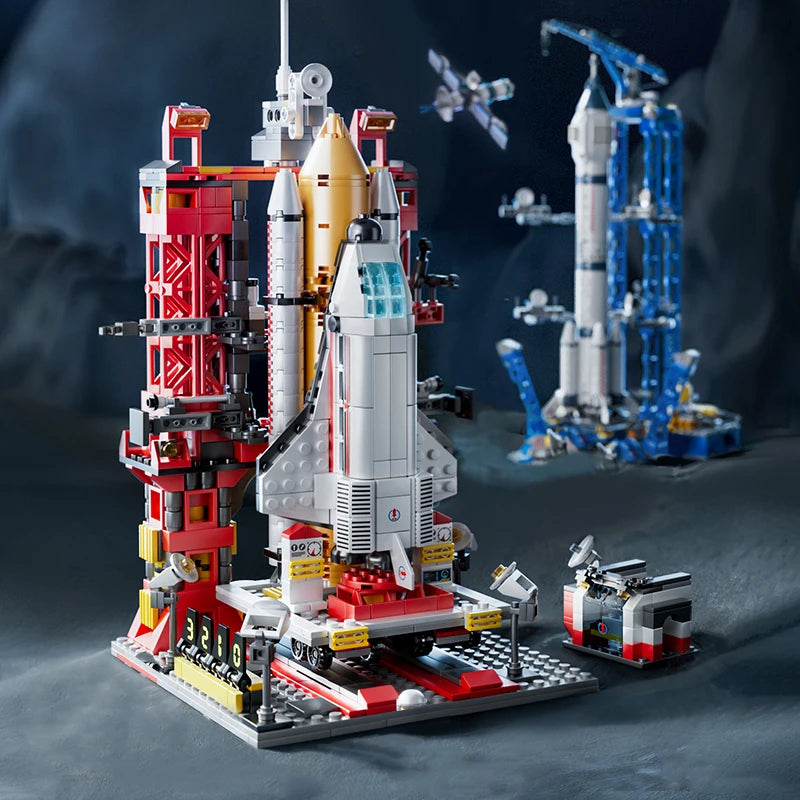 Lunar Lander & Space Launch Center Building Blocks – Space Gear