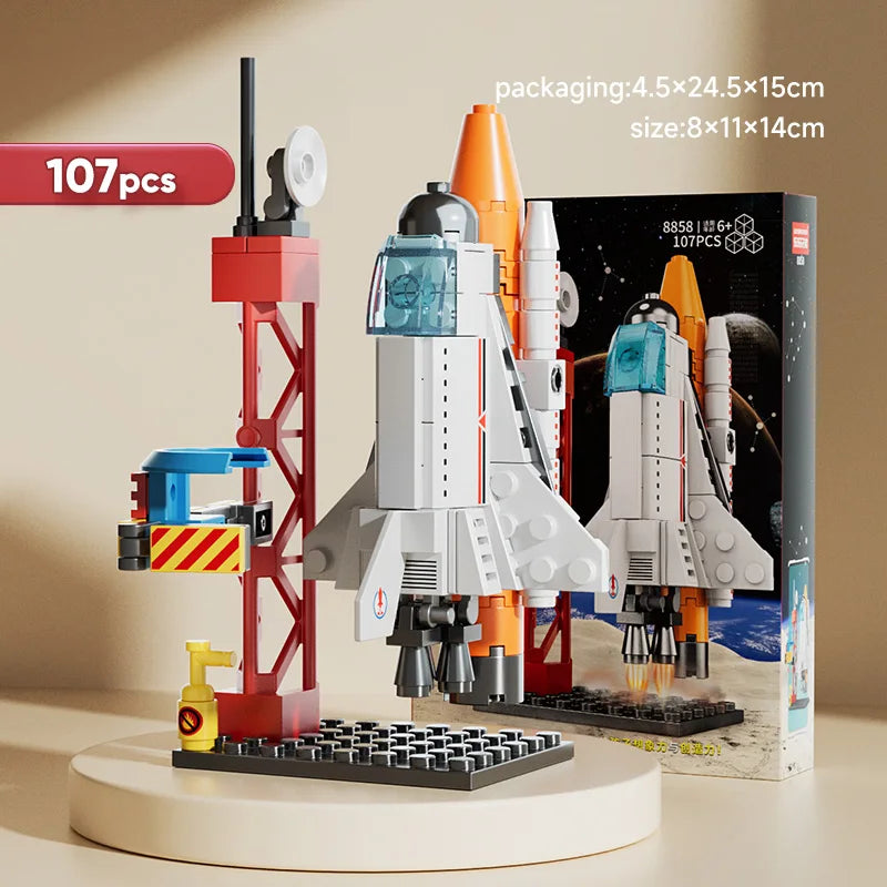 Lunar Lander & Space Launch Center Building Blocks