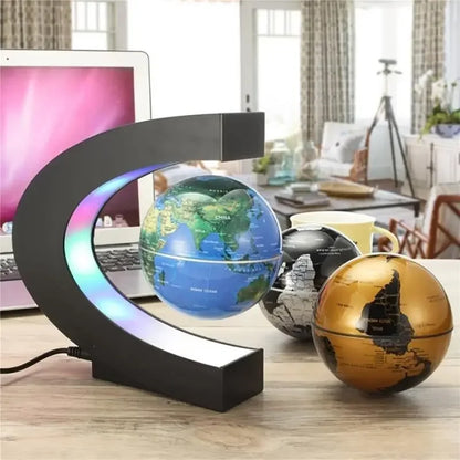 OrbitGlow Levitating Globe Lamp – LED Floating Earth