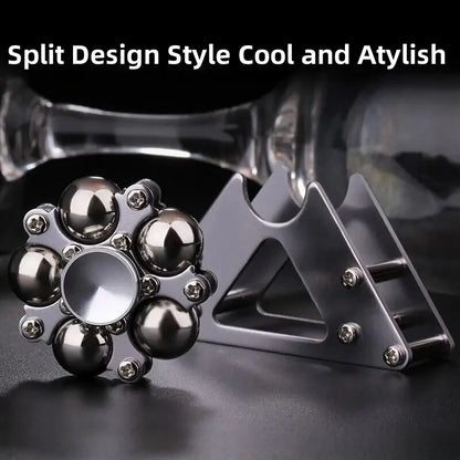 Space Gyroscopic Wheel Desk Spinner - Advanced Mechanical Stress Reliever