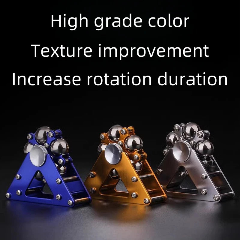 Space Gyroscopic Wheel Desk Spinner - Advanced Mechanical Stress Reliever