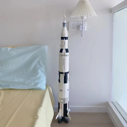 Space Rocket Idea Series Bricks 21309 The Apollo Saturn V Building Blocks