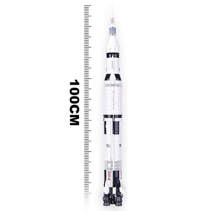 Space Rocket Idea Series Bricks 21309 The Apollo Saturn V Building Blocks