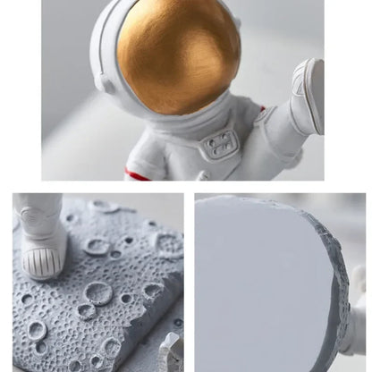Spaceman Desk Phone Holder – Nordic Astronaut Decor Stand