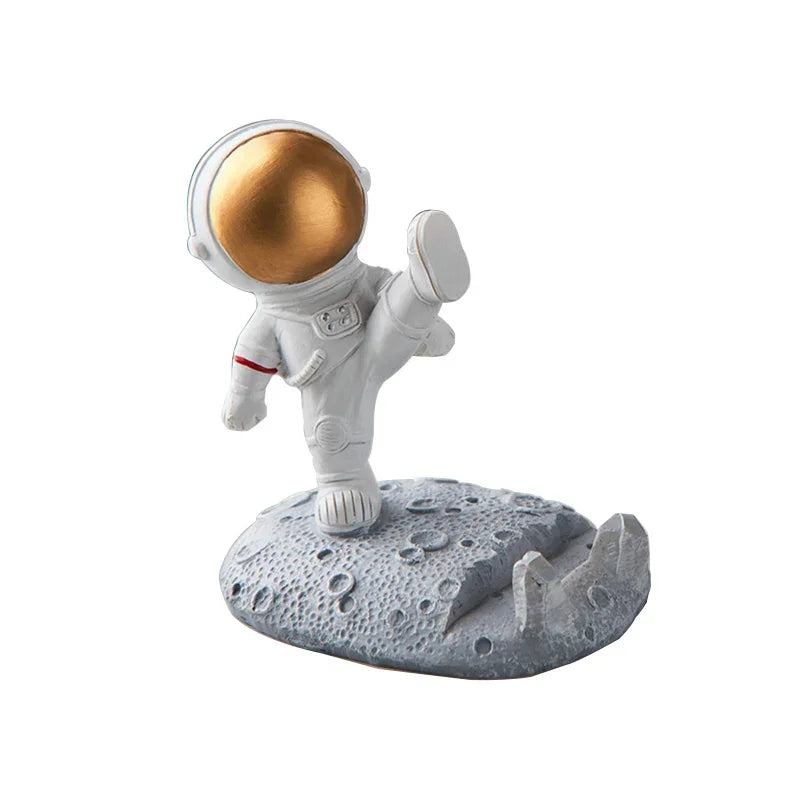 Spaceman Desk Phone Holder – Nordic Astronaut Decor Stand