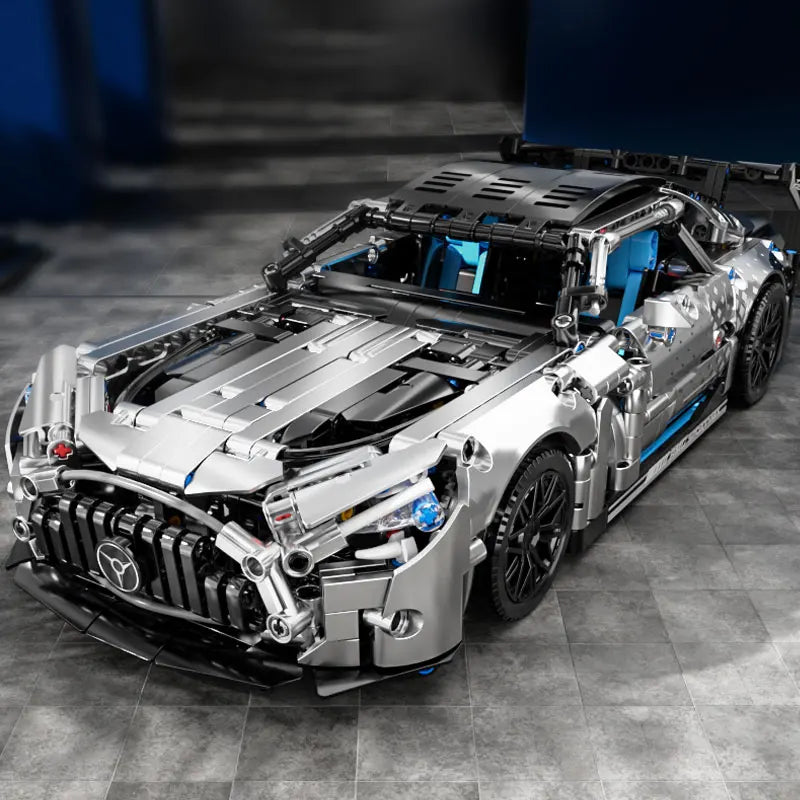 Sportmax Racing Supercar Model Kit| Building Set with Opening Body