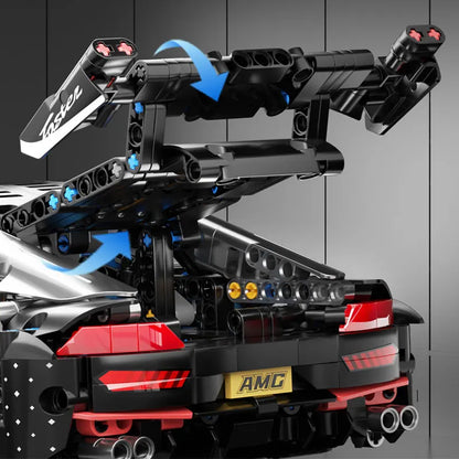 Sportmax Racing Supercar Model Kit| Building Set with Opening Body
