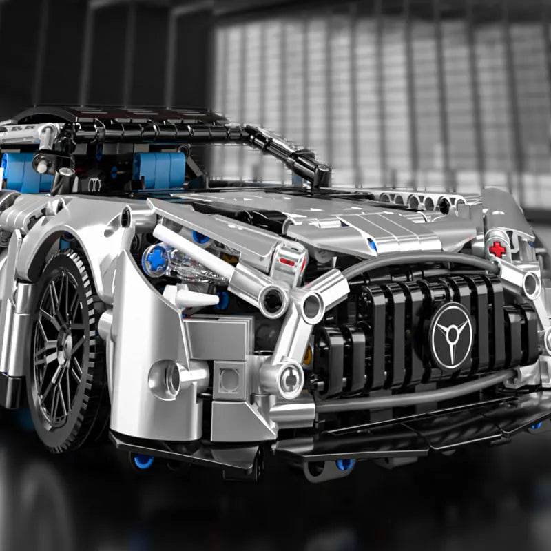 Sportmax Racing Supercar Model Kit| Building Set with Opening Body