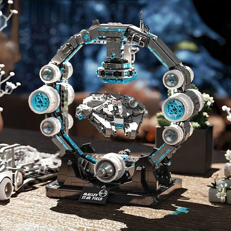 Star Plan Falcon Spaceship Model Building Blocks – DIY Spacecraft for Space Fans